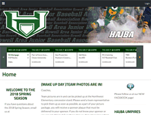 Tablet Screenshot of howellbaseball.org